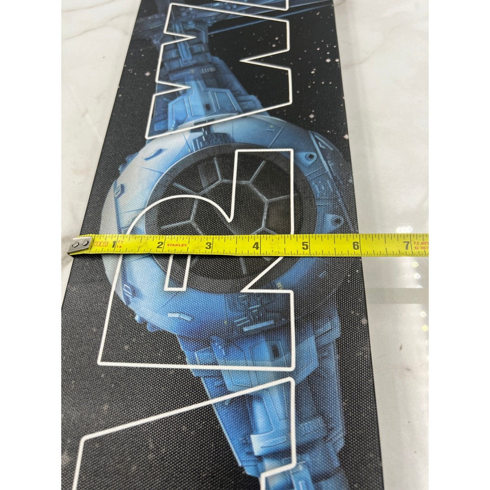 Star Wars TIE Fighter Canvas Wall Art Artissimo Designs Panoramic 36x6 Sign - Picture 6 of 8